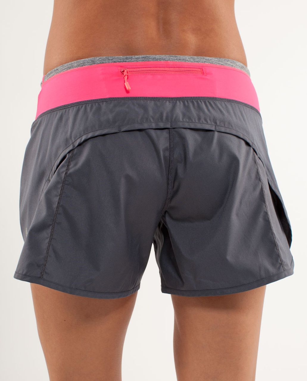 Lululemon Turbo Run Short - Coal /  Flash