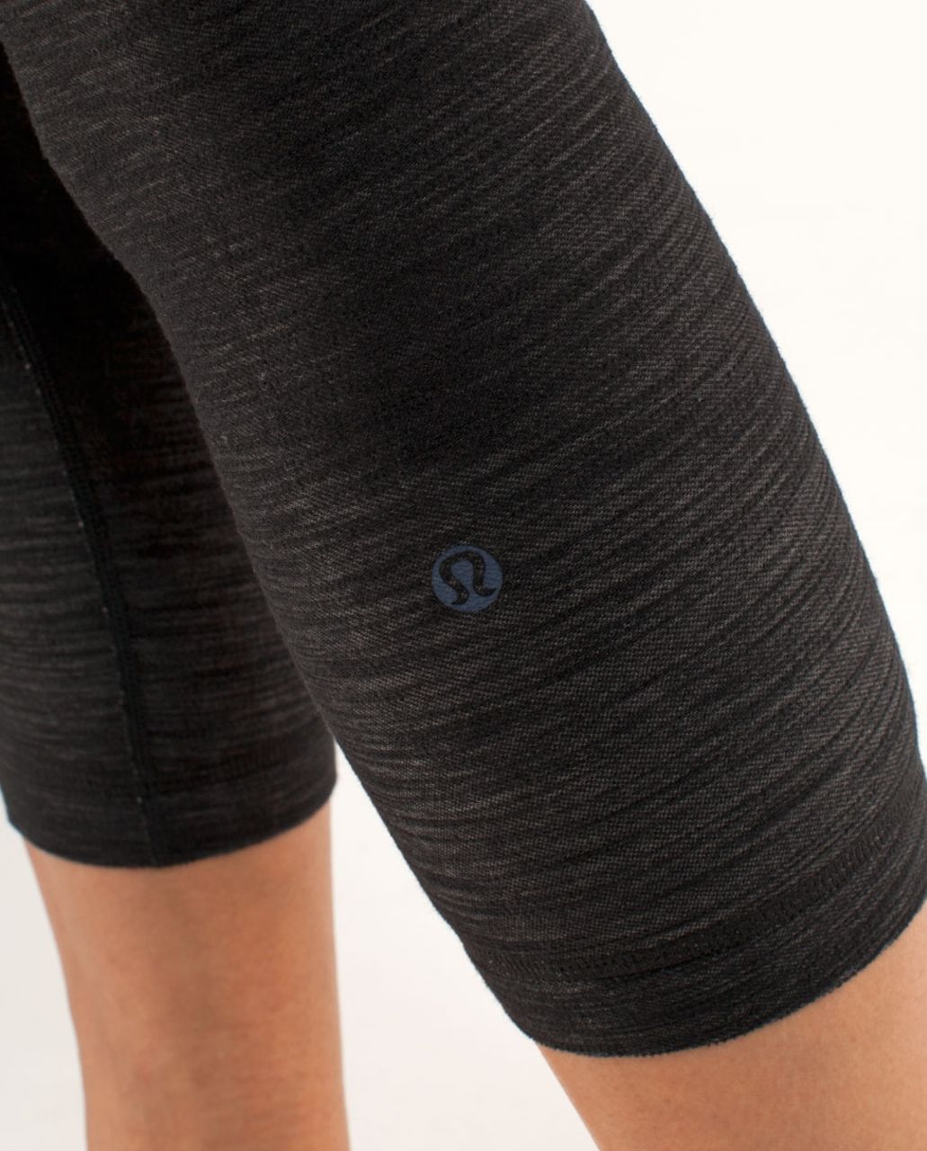 Lululemon Astro Wunder Under Crop *Denim - Black Deep Coal Slub Denim /  Heathered Deep Coal /  Siler Spoon Heathered Deep Coal Mir