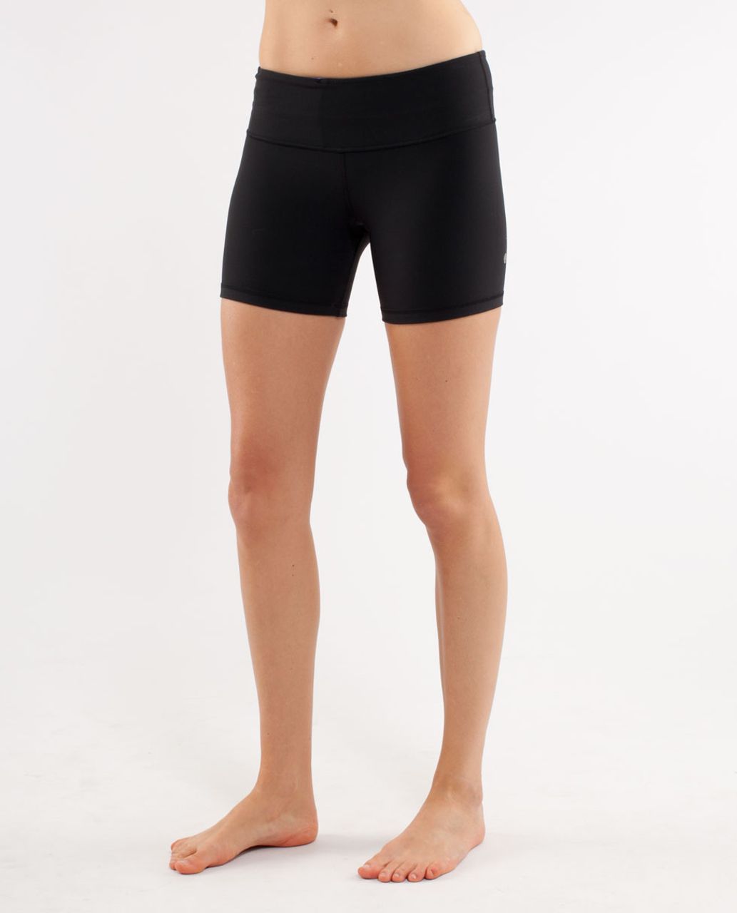 Lululemon Groove Short - Black /  Heathered Pigment Blue /  Black Deep Coal Slub Denim