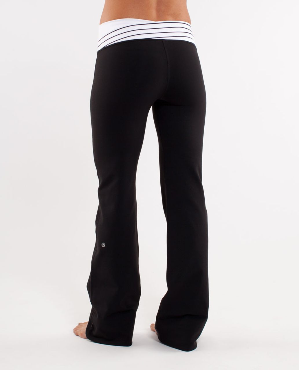 lululemon athletica, Pants & Jumpsuits, Lululemon Astro Pants Straight  Leg Flare Leggings Black High Low Waist Women 6