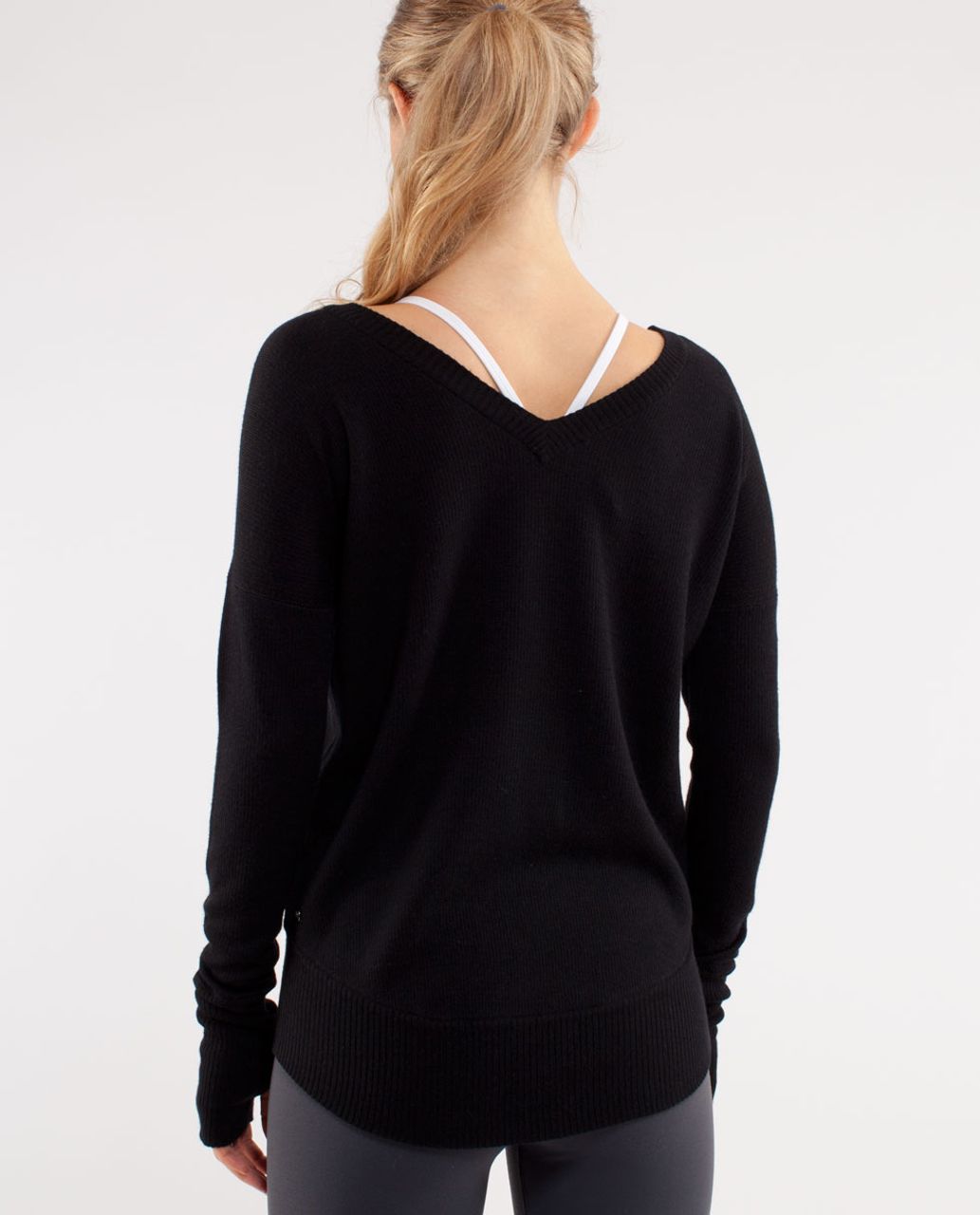 Lululemon Yin Me Pullover - Black /  Coal