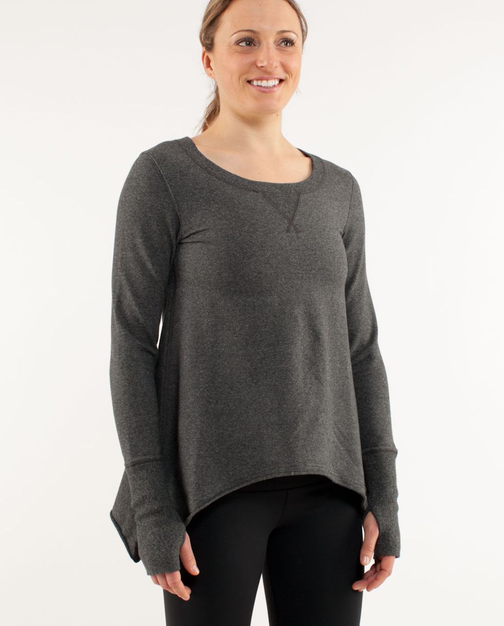 Lululemon Tea Lounge Pullover - Heathered Coal