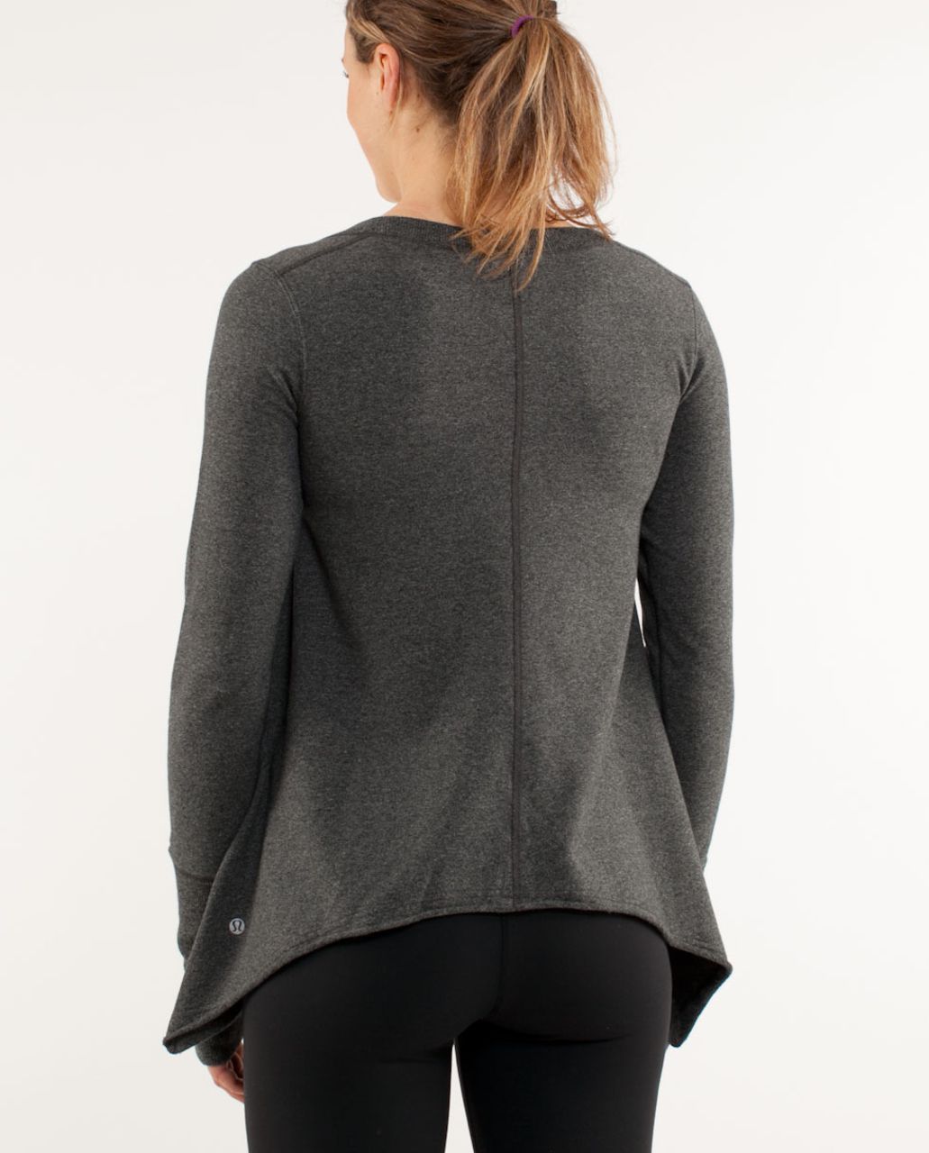 Lululemon Tea Lounge Pullover - Heathered Coal - lulu fanatics