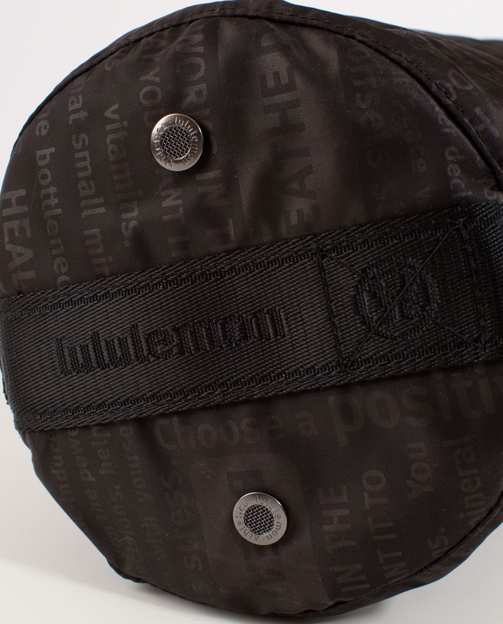 Lululemon Namaste Yoga Tote III - Classic Manifesto Embossed Black