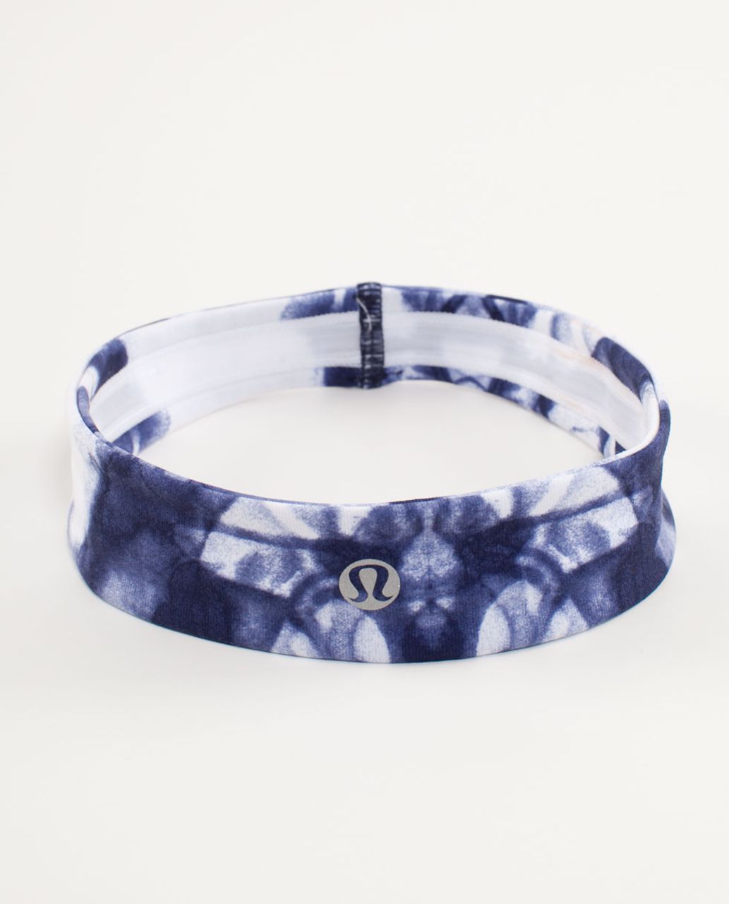 Lululemon Slipless Headband - Ink Blot White Deep Indigo