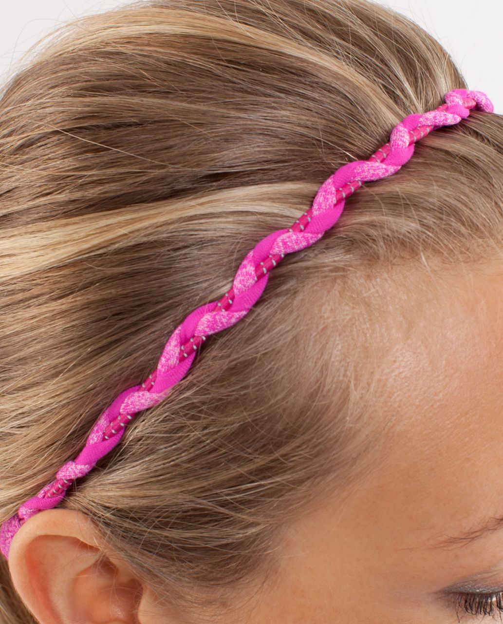 Lululemon Braided Headband - Heathered Paris Pink /  Paris Pink