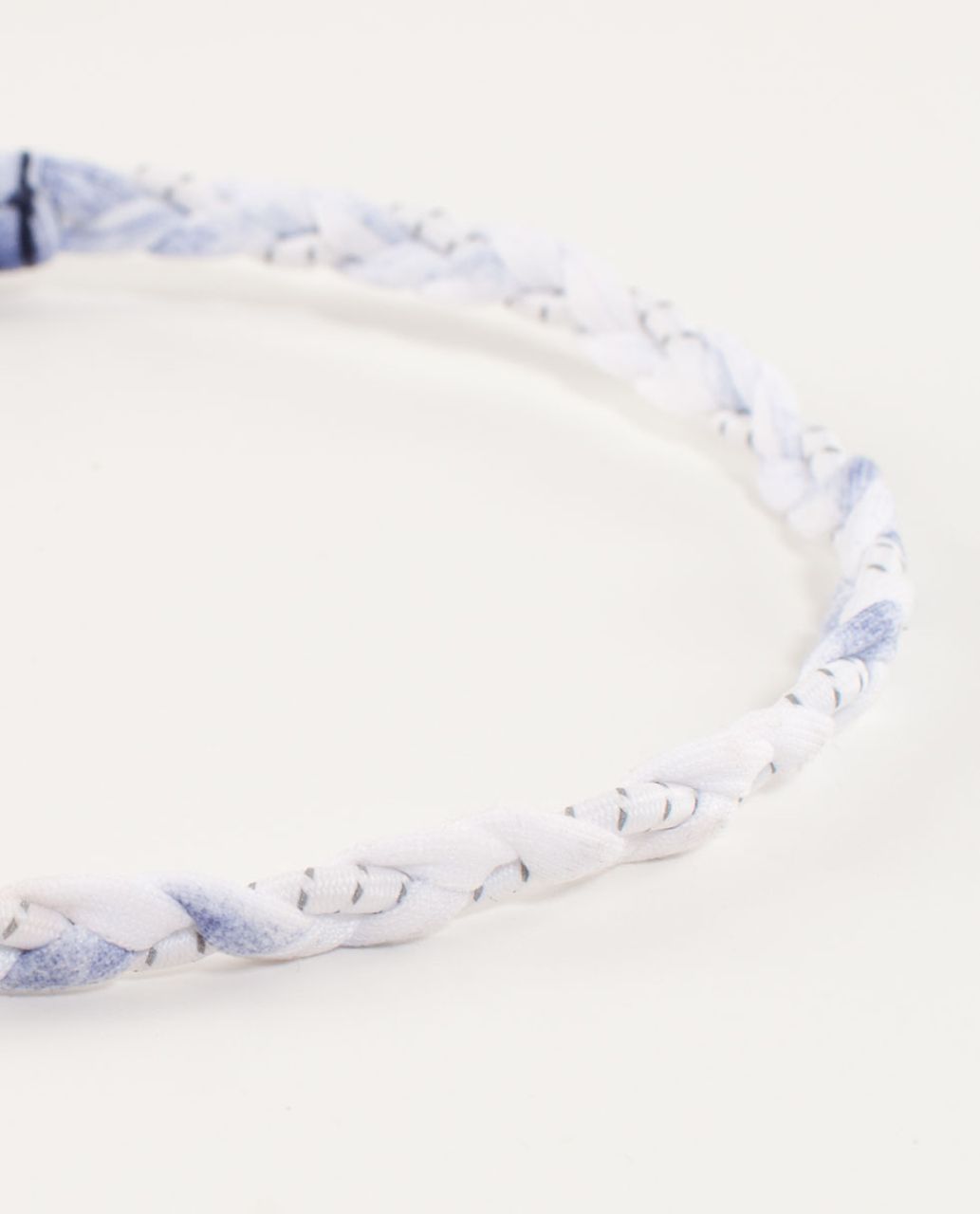 Lululemon Braided Headband - Ink Blot White Deep Indigo