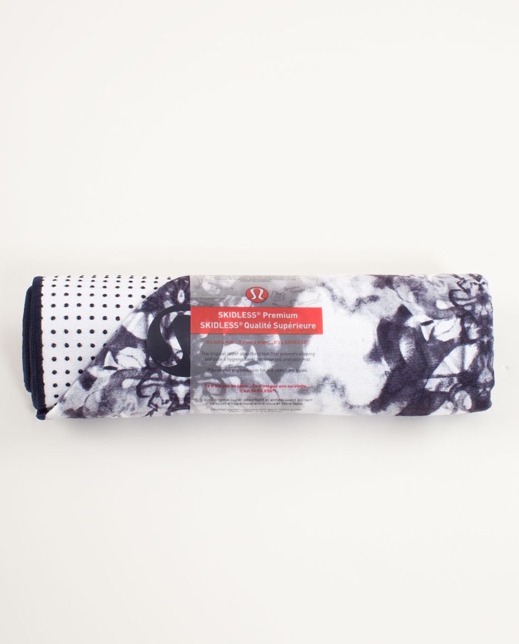 Lululemon Skidless Towel - Ink Blot White Deep Indigo