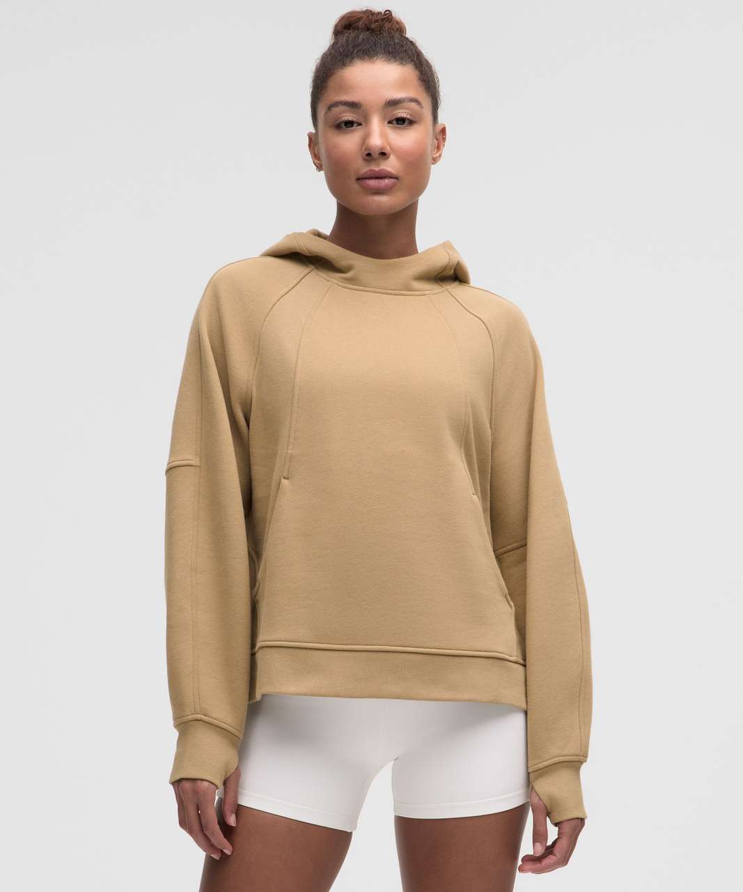 Lululemon Scuba Oversized Side-Slit Hoodie - Filbert Tan Lululemon Scuba Oversized Side-Slit Hoodie - Filbert Tan