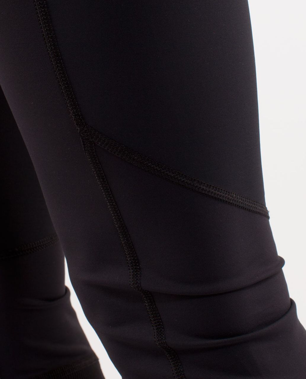 Lululemon Run:  Chase Me Pant - Black /  Paris Pink