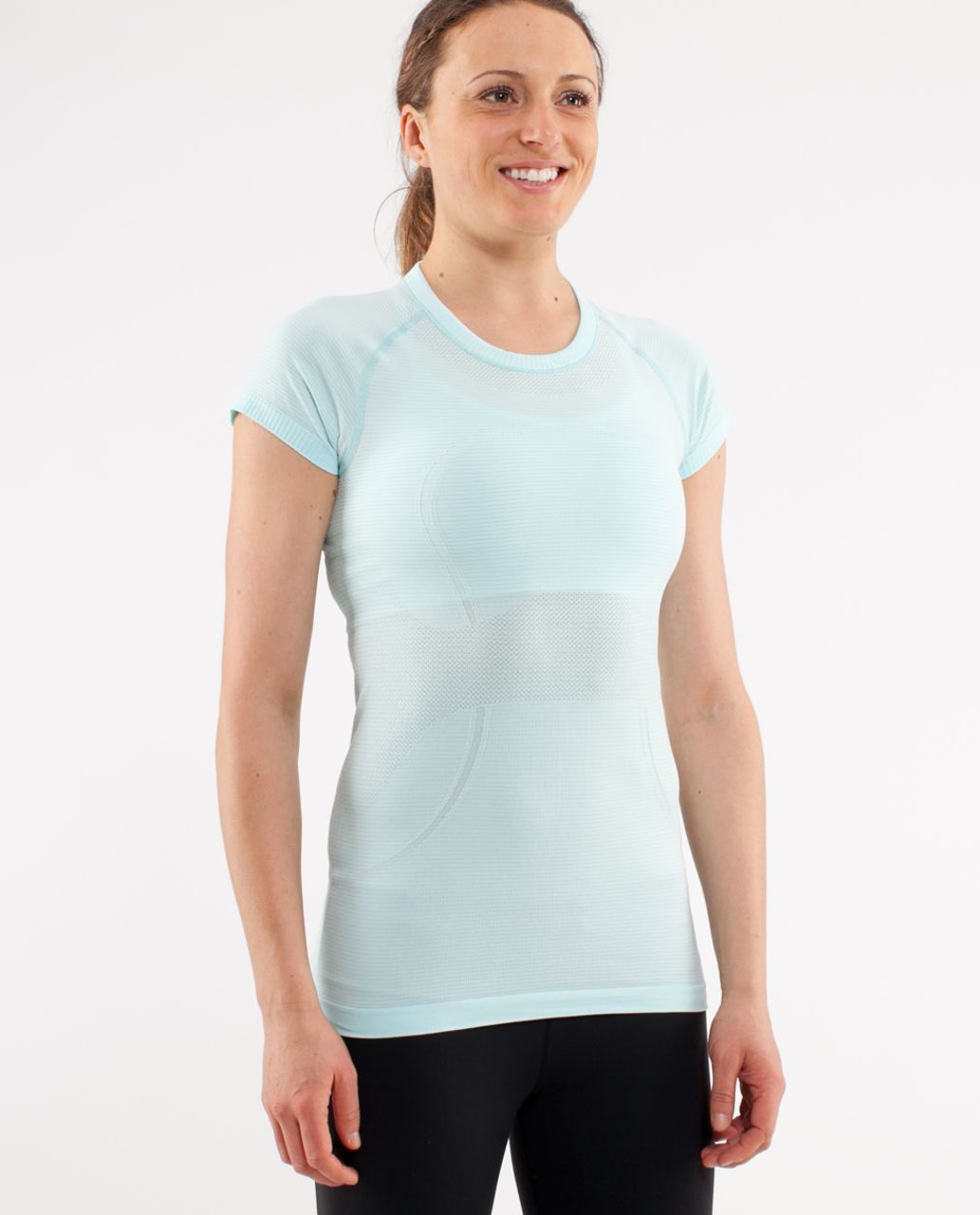 Lululemon Run:  Swiftly Tech Short Sleeve - Aquamarine