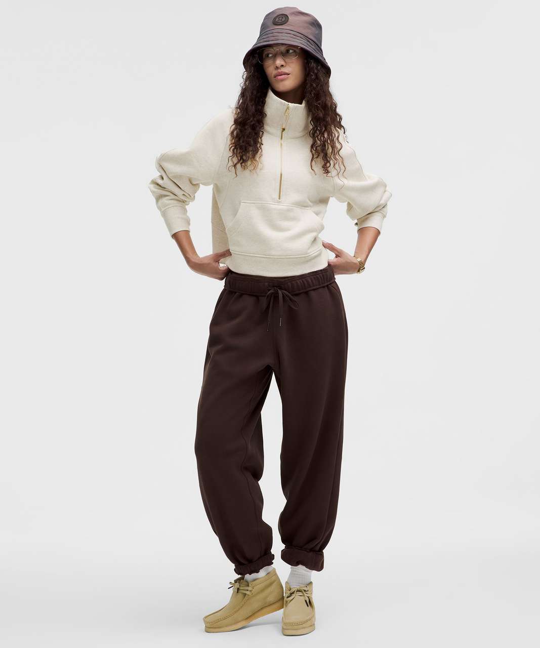Lululemon Scuba Oversized Funnel-Neck Half Zip - Heathered Lululemon Scuba Oversized Funnel-Neck Half Zip - Heathered