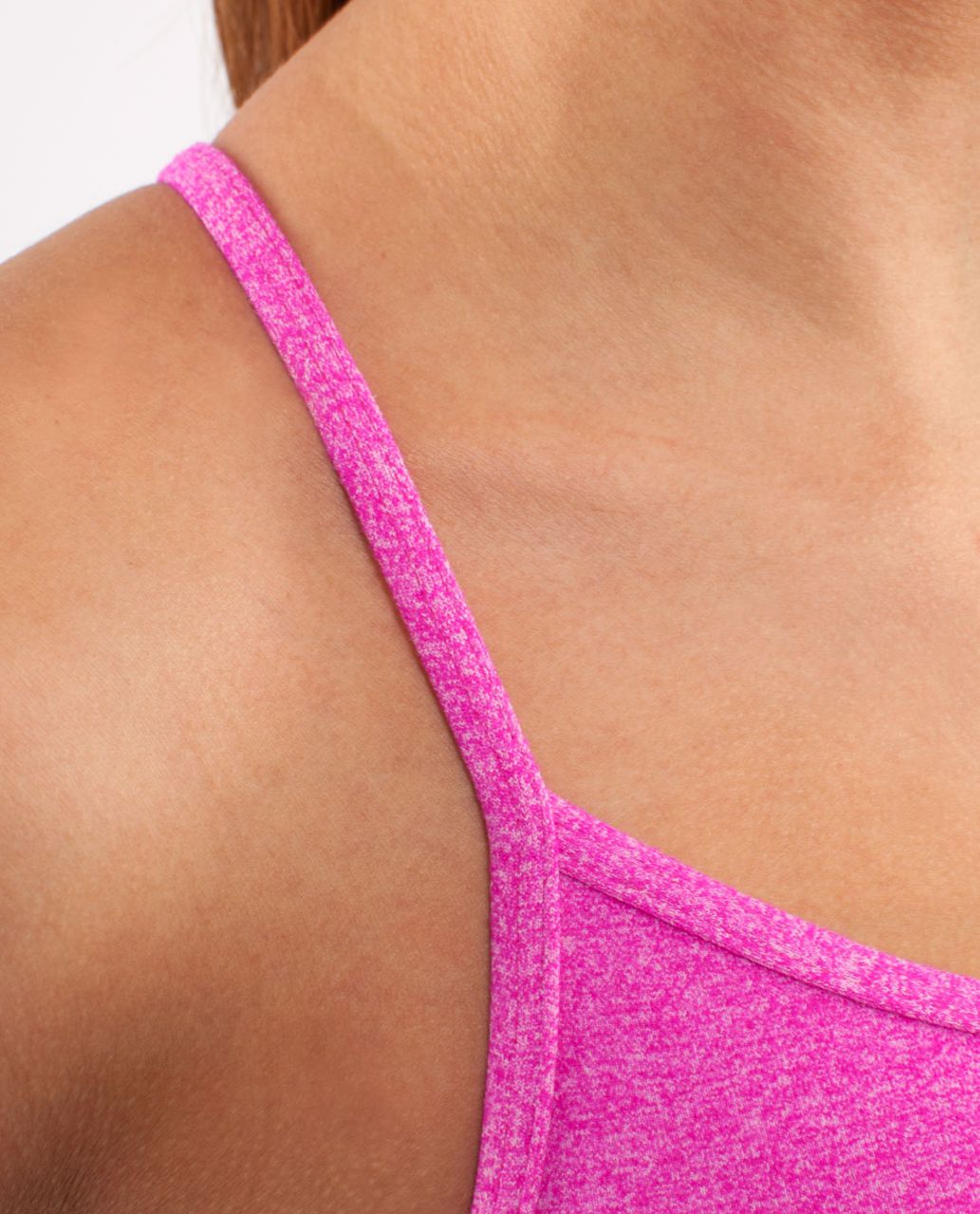 Lululemon Flow Y Bra IV - Heathered Paris Pink