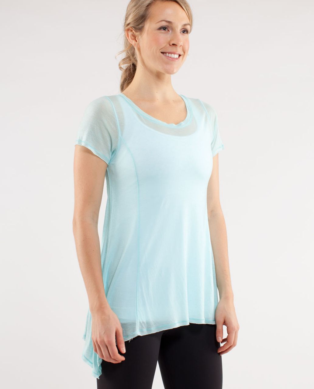 Lululemon Full Expression Short Sleeve Tee - Aquamarine