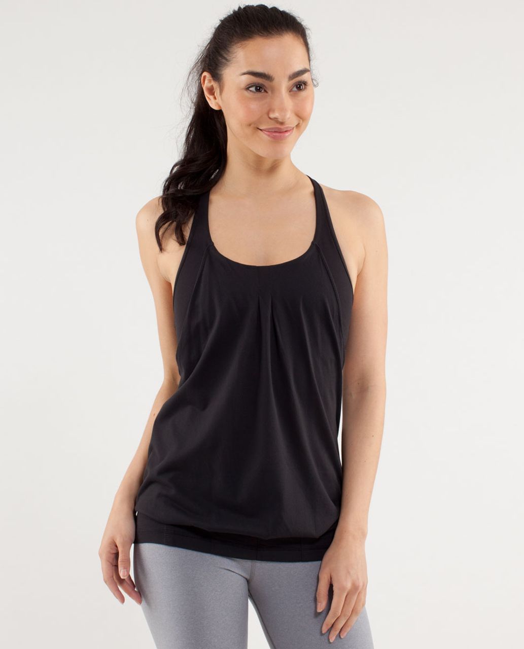 Lululemon Practice Freely Tank - Black - lulu fanatics