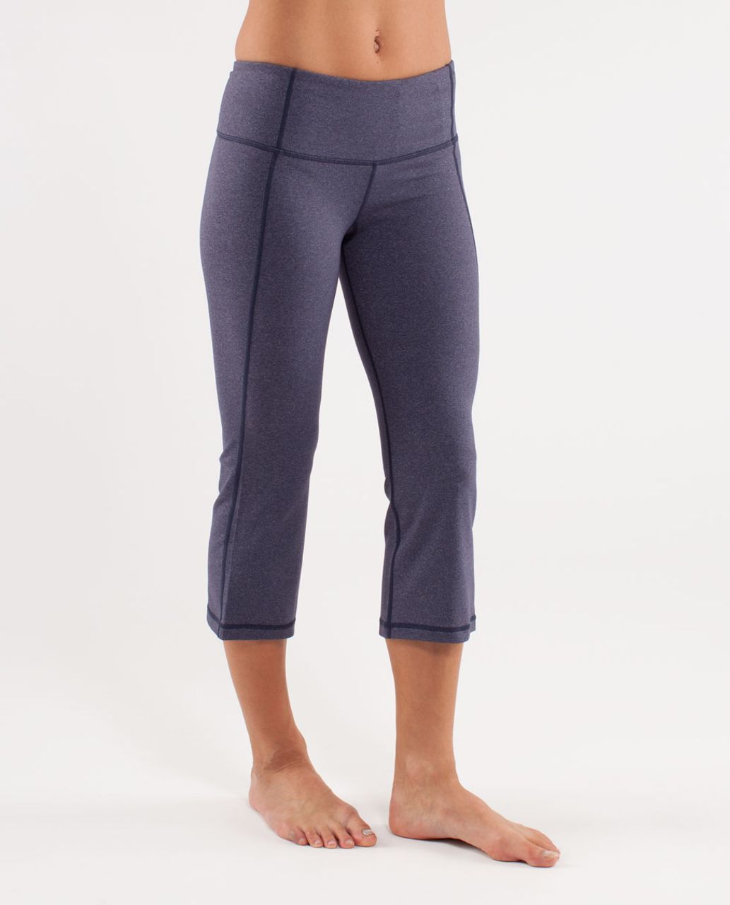 Lululemon Gather & Crow Crop - Heathered Deep Indigo