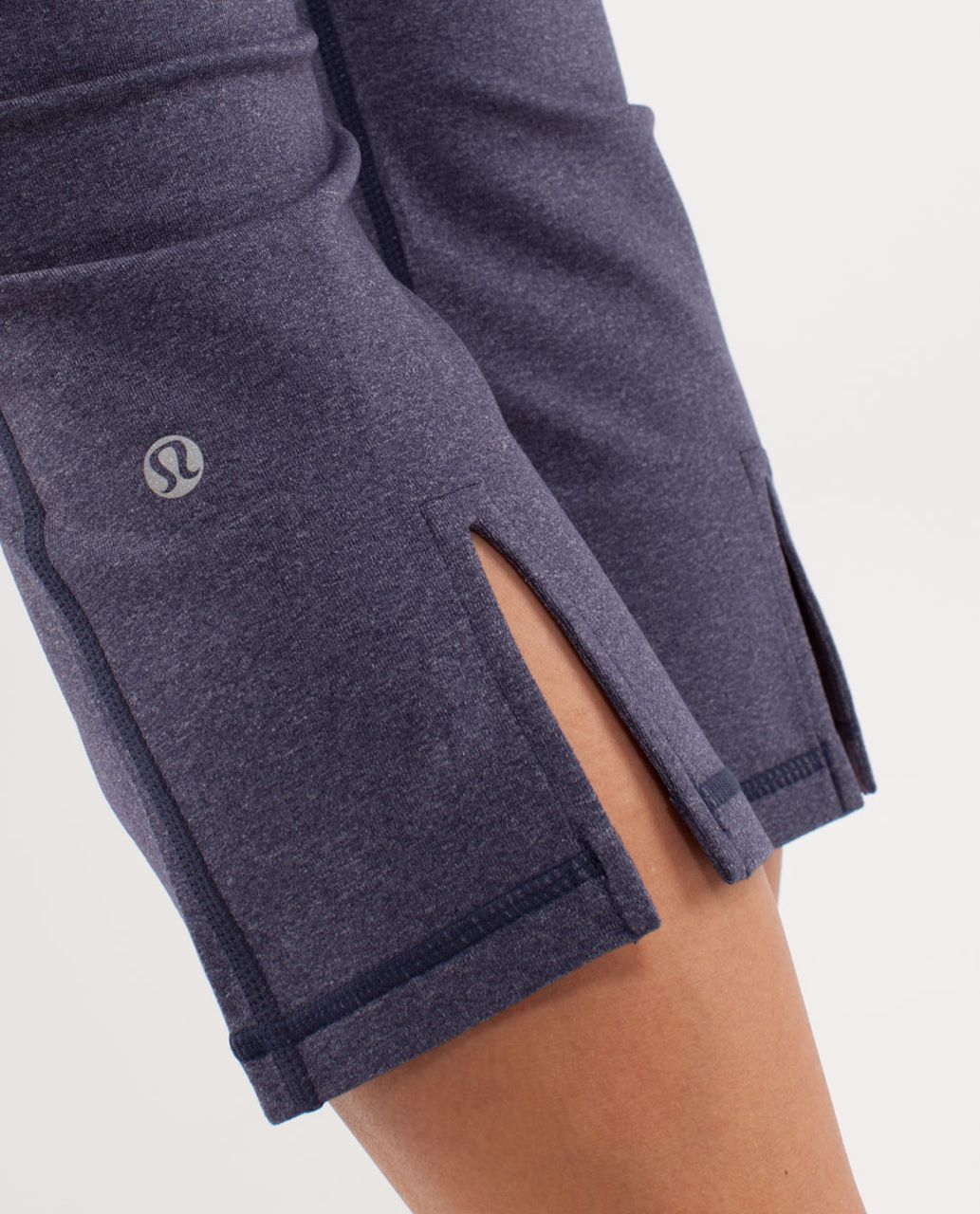 Lululemon Gather & Crow Crop - Heathered Deep Indigo