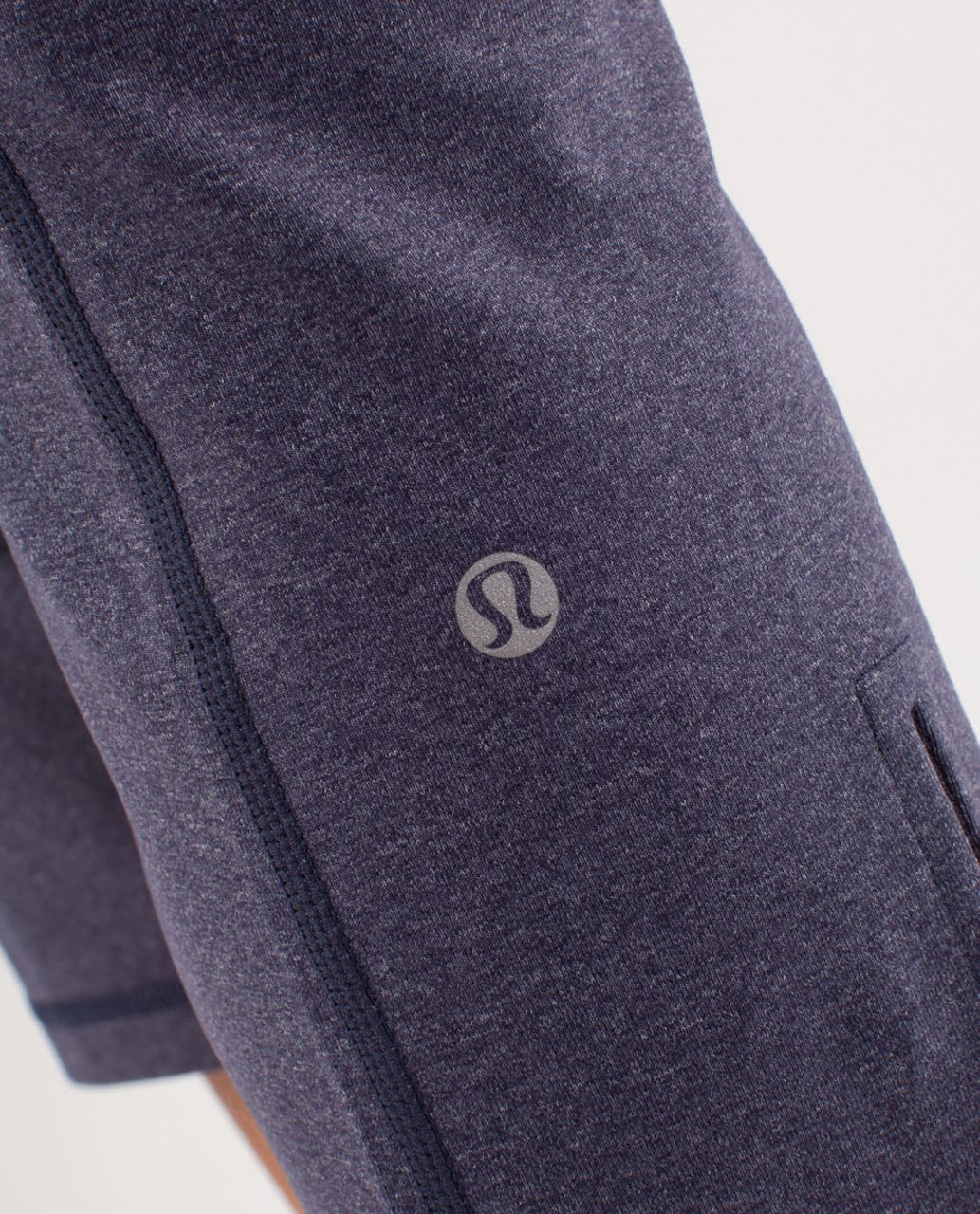 Lululemon Gather & Crow Crop - Heathered Deep Indigo