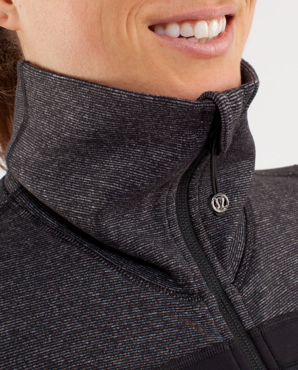 Lululemon In Stride Jacket - Black /  Wee Stripe Black Heathered Black