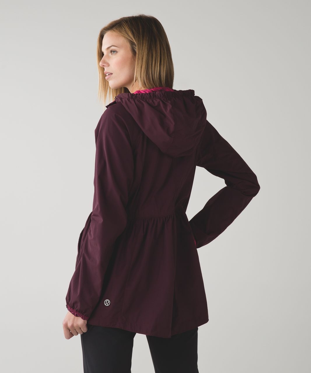 Lululemon Rain for Daze Jacket - Bordeaux Drama / Pigment Wind Berry Rumble Bordeaux Drama