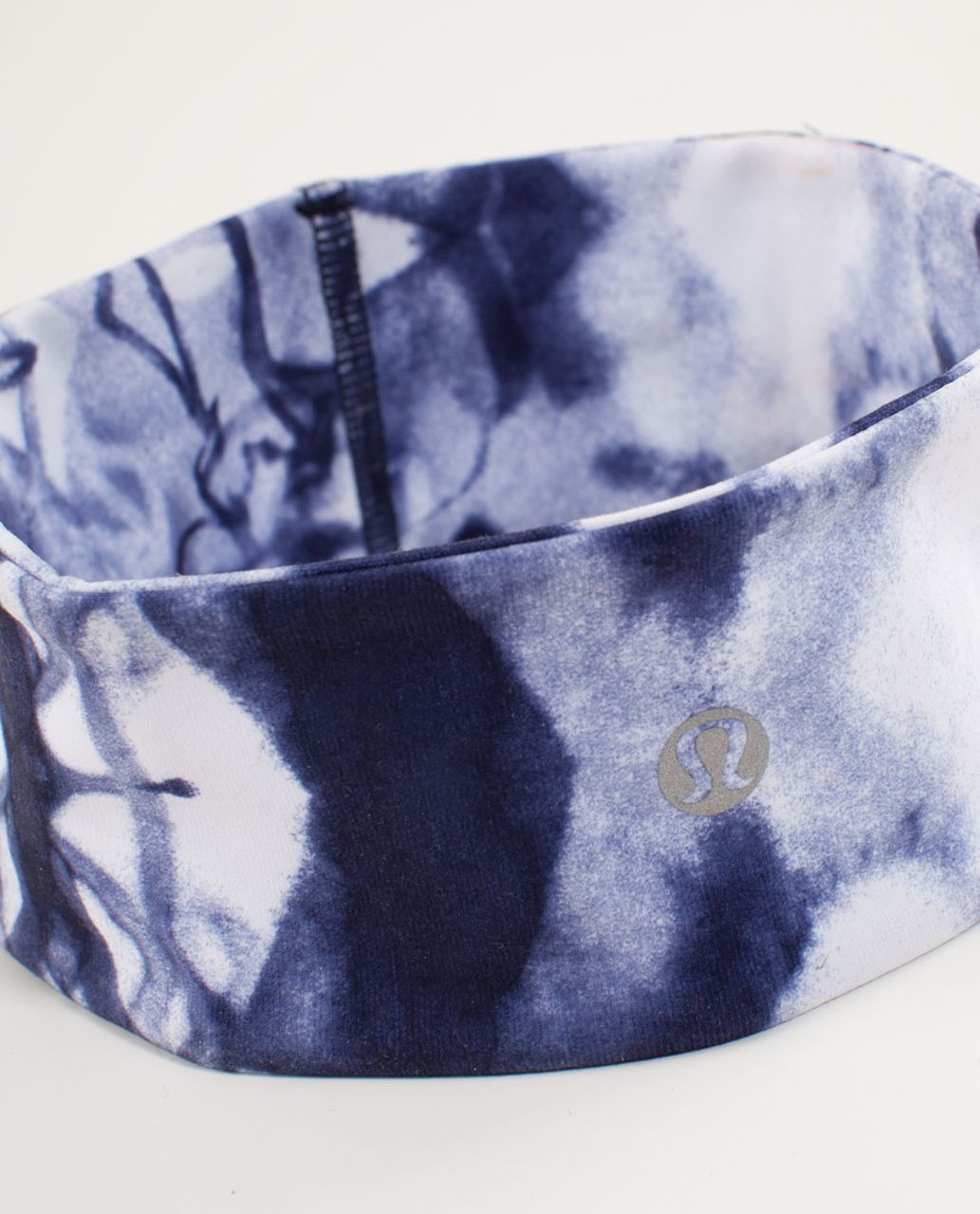 Lululemon Lucky Luon Headband - Ink Blot White Deep Indigo