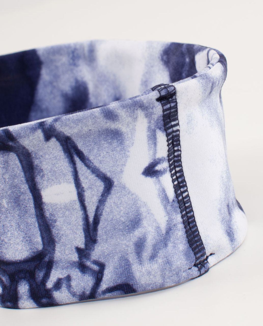 Lululemon Lucky Luon Headband - Ink Blot White Deep Indigo