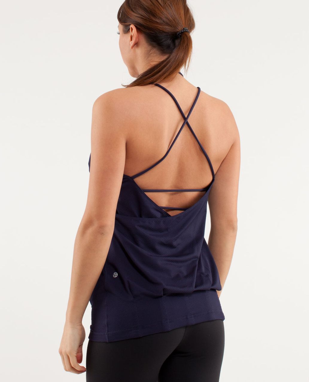 Lululemon Flow and Go Tank - Deep Indigo