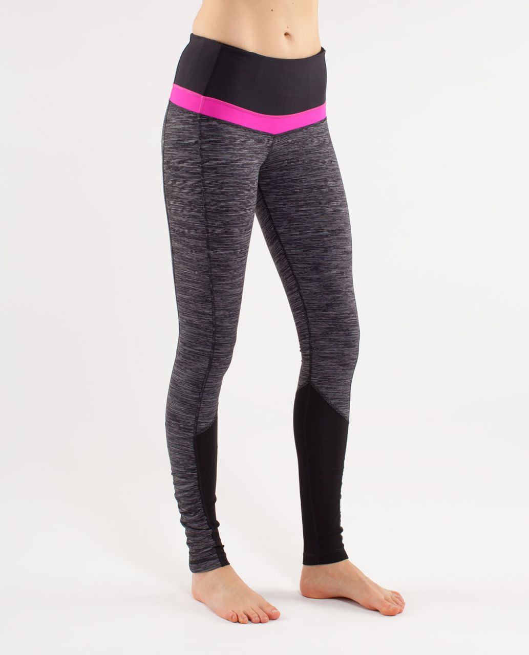 Lululemon Align Ribbed Panel High-Rise Tight 25 - Black - lulu fanatics