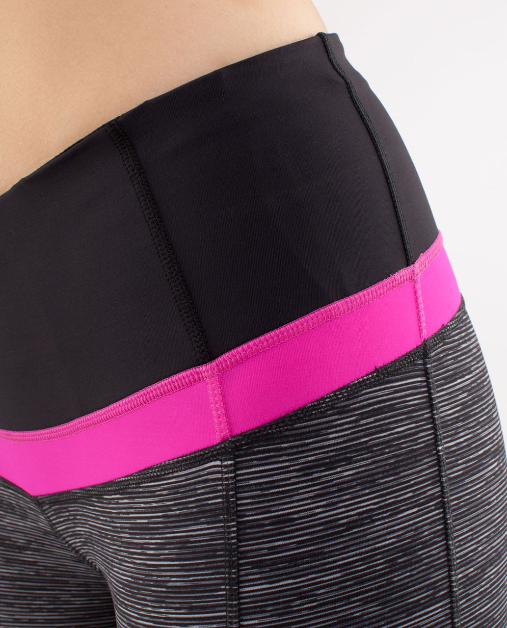 Lululemon Run:  Spirit Tight II - Wee Are From Space Black Combo /  Paris Pink /  Black