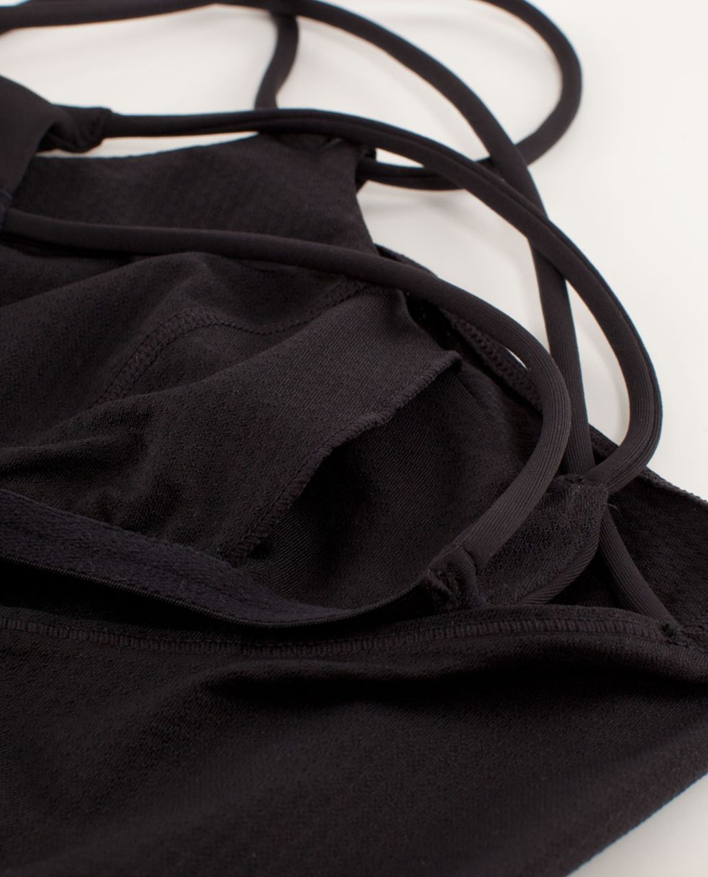 NWOT Lululemon Black Flow And Go Built-In Bra Tank Top 4 XS