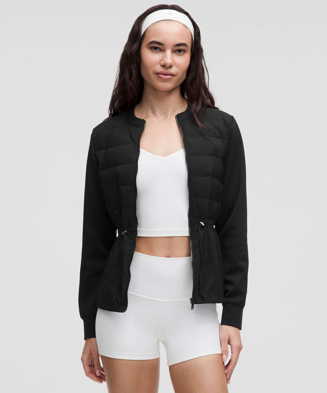 Lululemon Down-Filled Cinch-Waist Jacket - Black - lulu fanatics Lululemon Down-Filled Cinch-Waist Jacket - Black - lulu fanatics