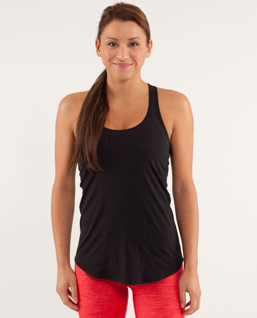 Lululemon Cool Racerback *Striped Rib - Black - lulu fanatics