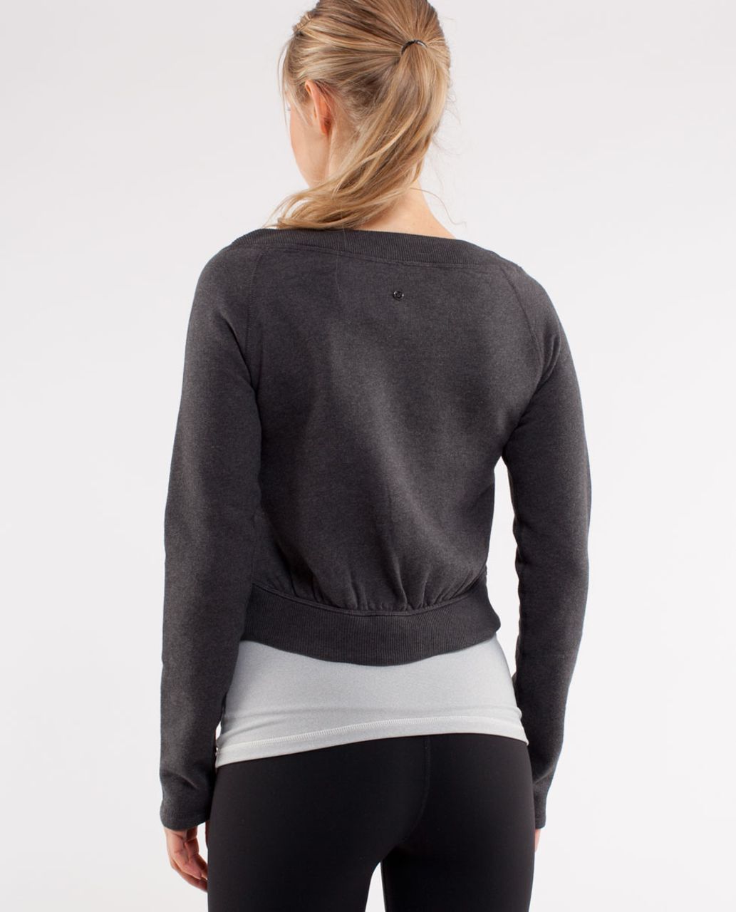 Lululemon Good Karma Pullover - Heathered Black