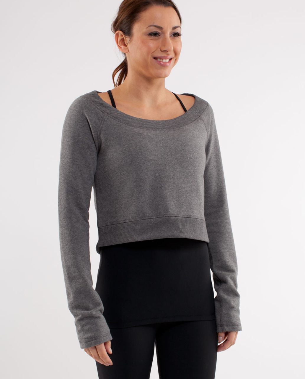 Lululemon Good Karma Pullover - Heathered Coal