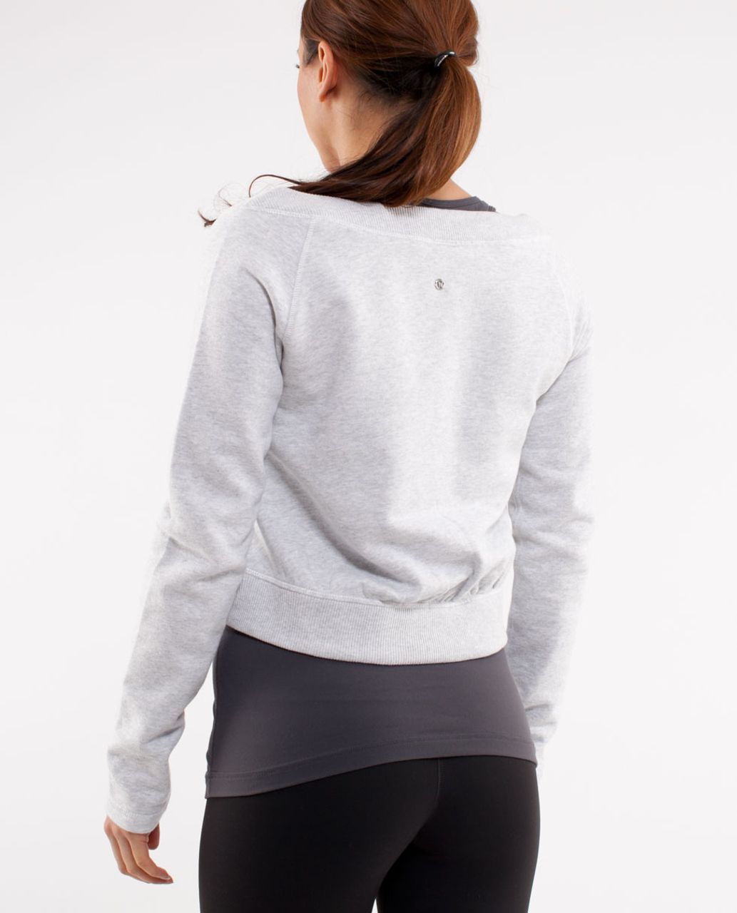 Lululemon Good Karma Pullover - Heathered White