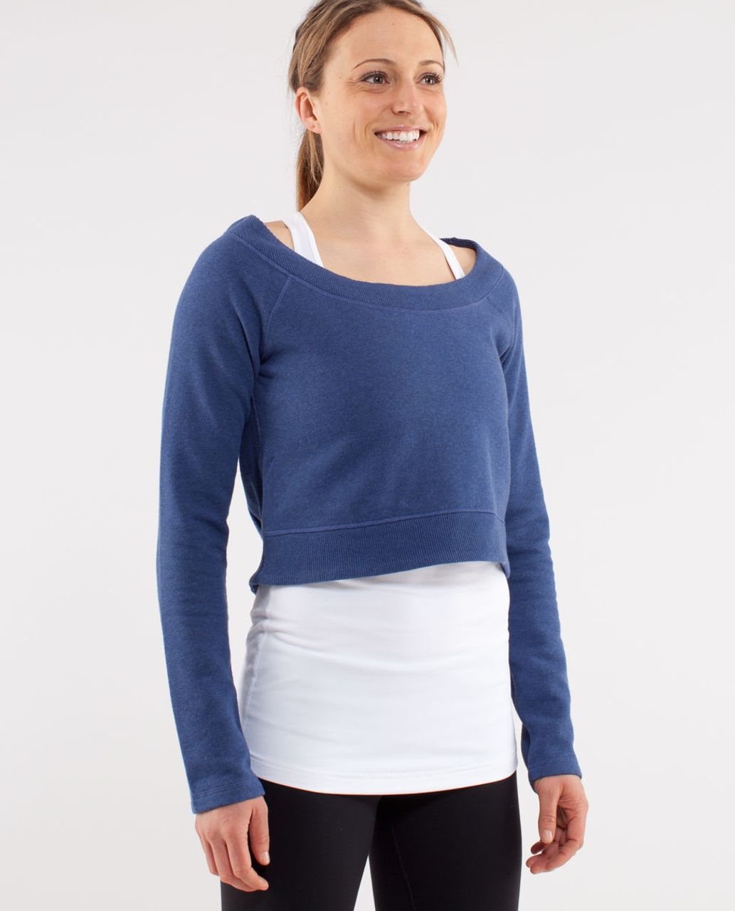 Lululemon Good Karma Pullover - Heathered Royalty