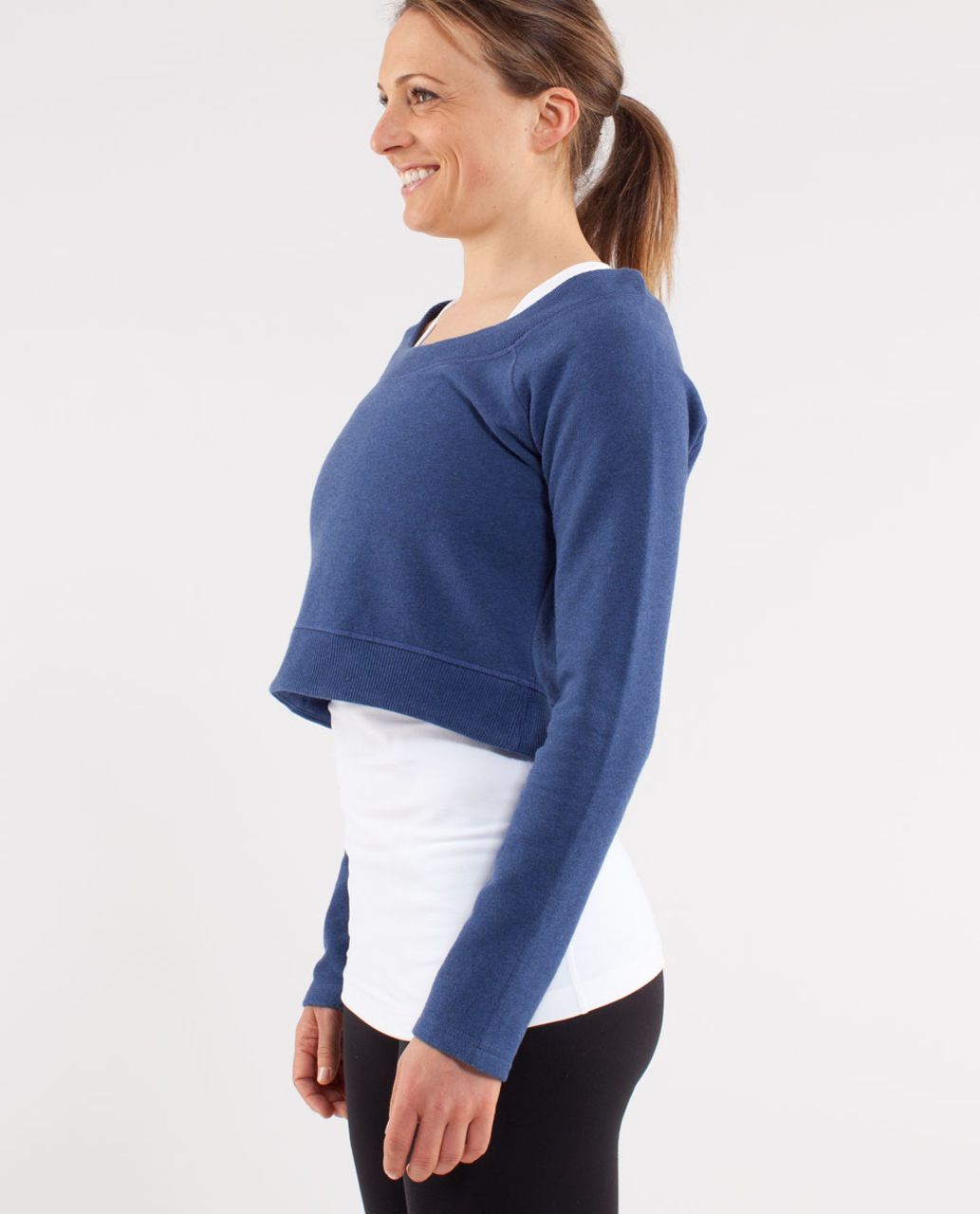 Lululemon Good Karma Pullover - Heathered Royalty