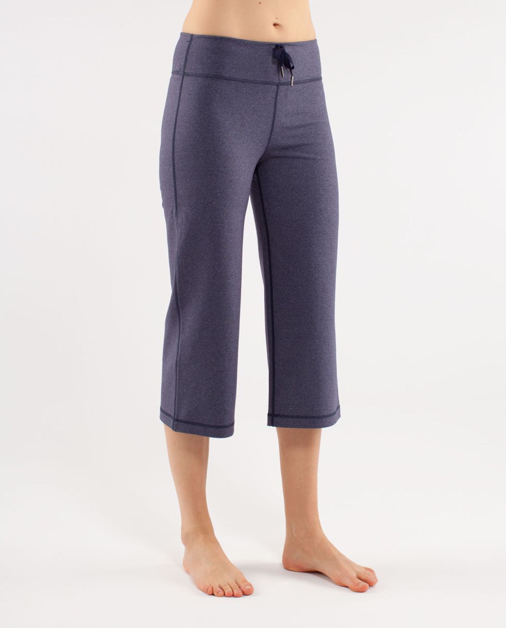 Lululemon Relaxed Fit Crop II - Heathered Deep Indigo - lulu fanatics