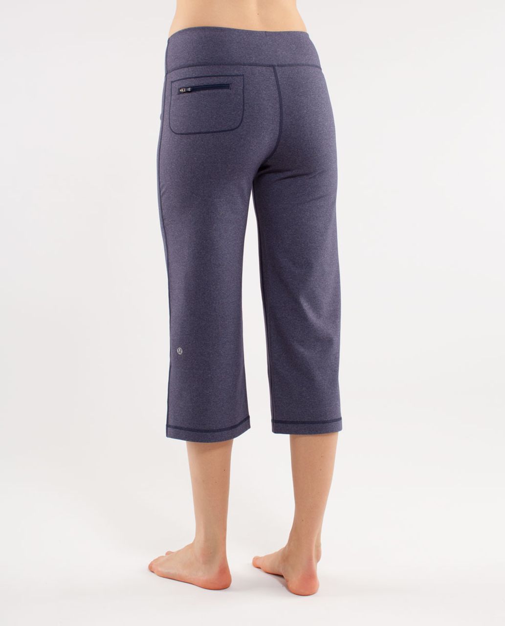 Lululemon Relaxed Fit Crop II - Heathered Deep Indigo