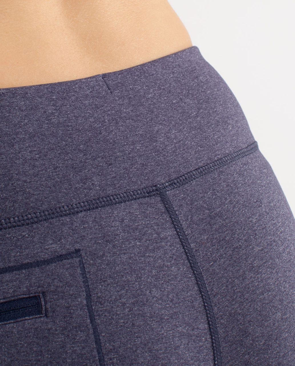 Lululemon Relaxed Fit Crop II - Heathered Deep Indigo