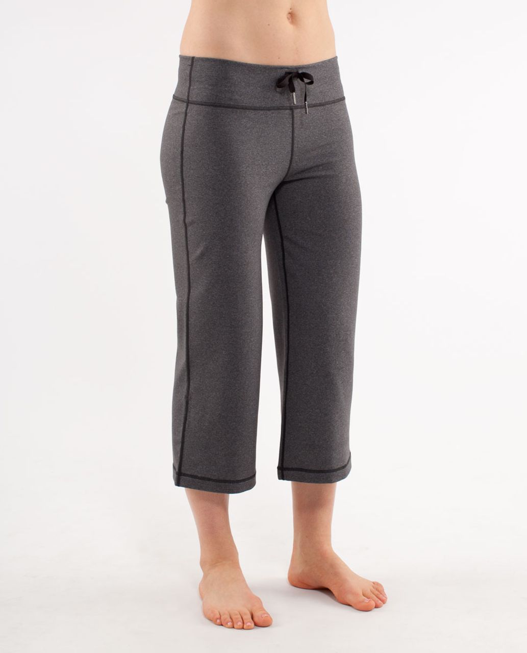 Lululemon Relaxed Fit Crop II - Heathered Deep Coal