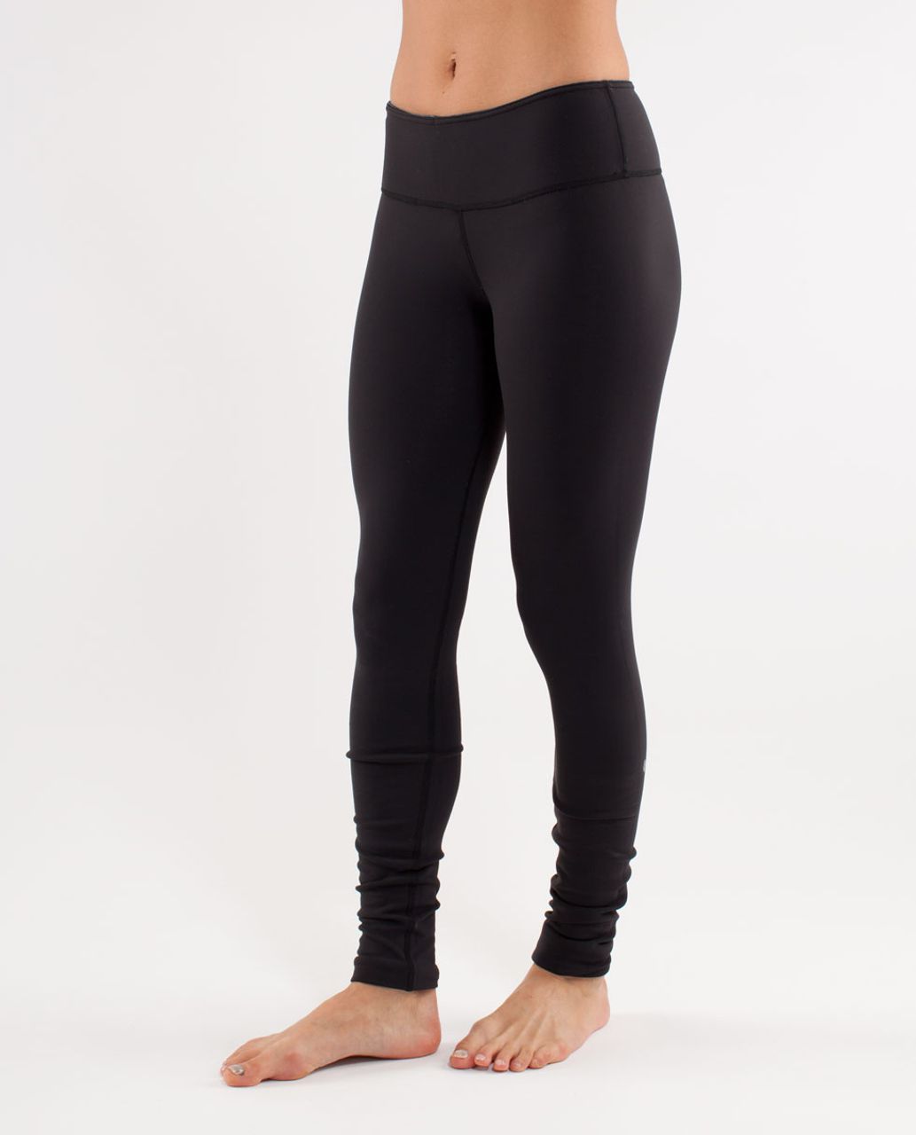 Lululemon Wunder Under Pant *High Rise - Coco Pique Black / Black