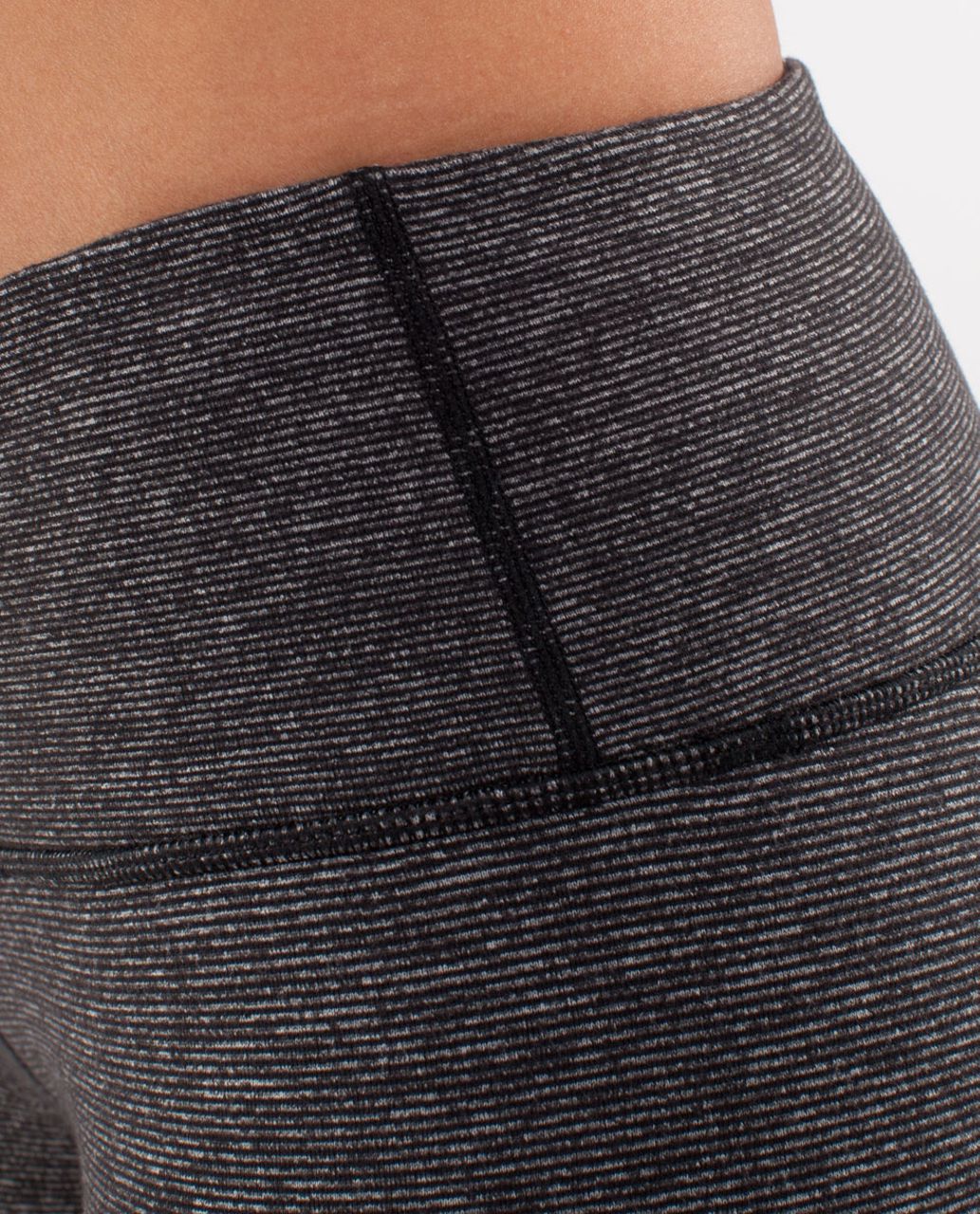 Lululemon Wunder Under Pant *Reversible - Black /  Wee Stripe Black Heathered Black