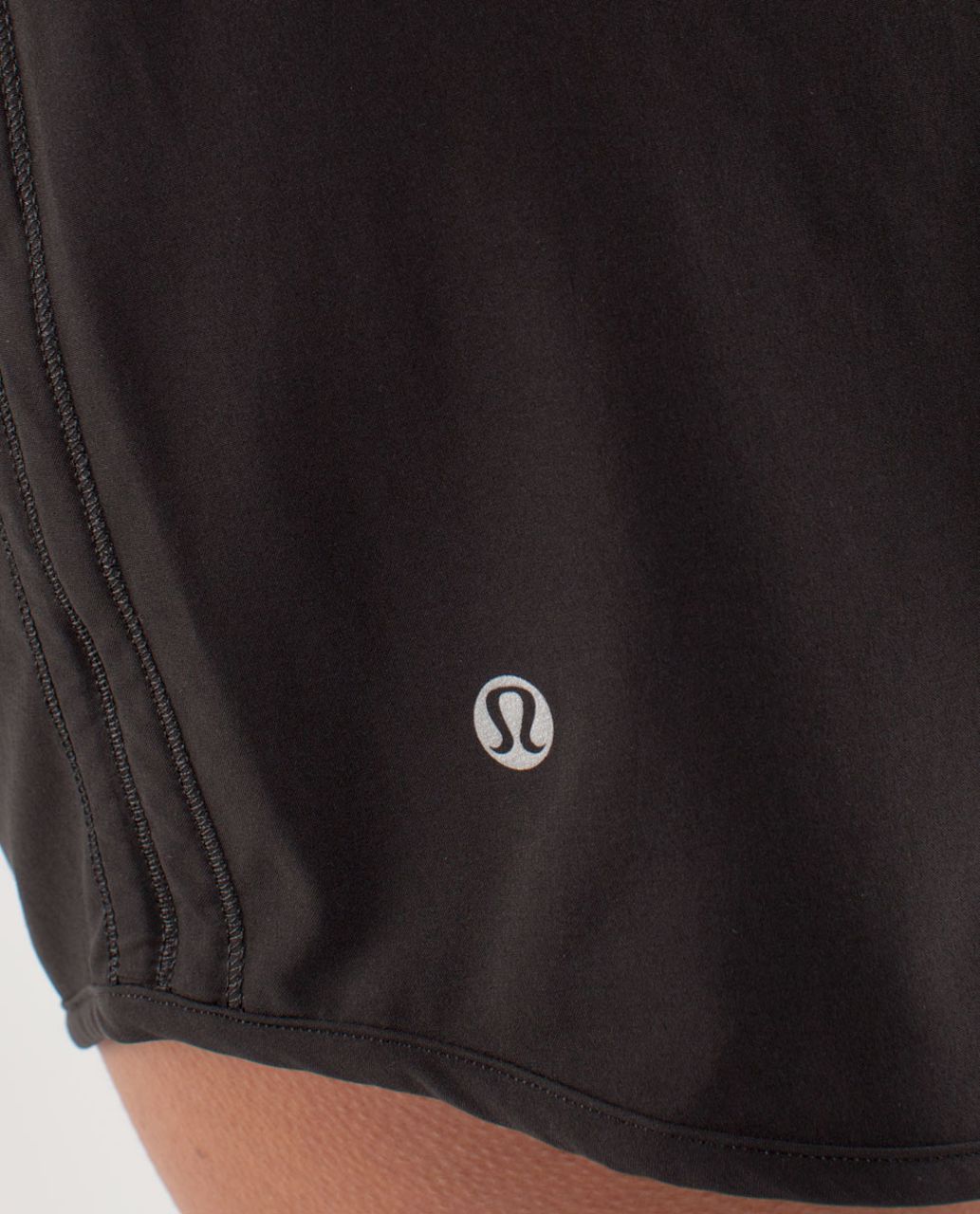 Lululemon Run:  Switch Back Short - Black /  Fossil /  Wee Are From Space Black Combo