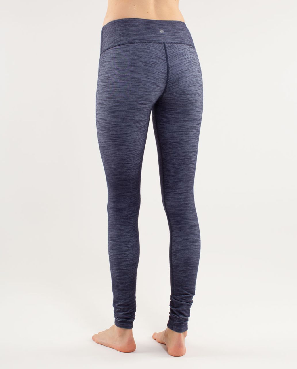 Lululemon Wunder Under Pant III - Luon Metallic Lumatrix Heathered Deep Coal  Silver - lulu fanatics