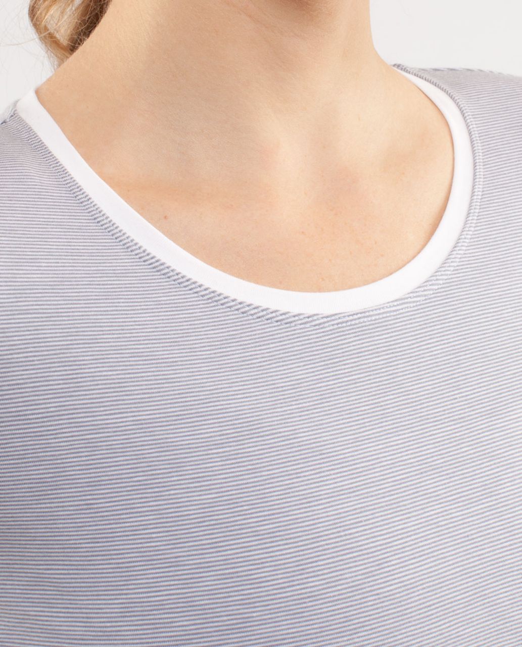 Lululemon Every Yogi Long Sleeve - Wee Stripe White Fossil /  White