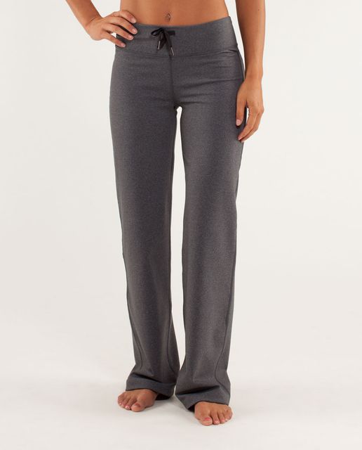 Lululemon Relaxed Fit Pant - Black - lulu fanatics