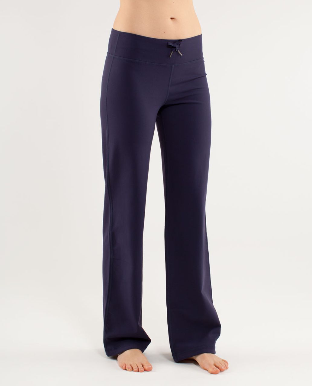 Lululemon Mid Rise Crop II Wide Leg Deep Indigo Leggings Women's Size 8  26x28