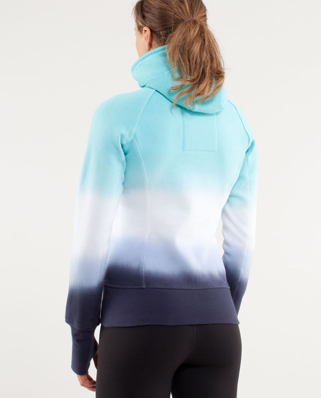 Lululemon Scuba Hoodie *Dip Dye - White / Aquamarine / Deep Indigo - lulu  fanatics