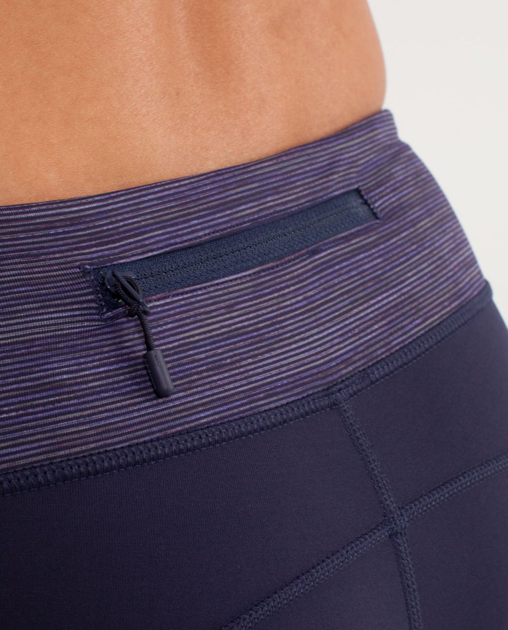 Lululemon Run: Excel Crop - Deep Indigo / Wee Are From Space Deep ...